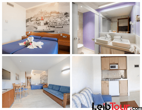 [STUDIO WITH TERRACE (4 GUESTS)] Large comfortable holiday apartment with pool