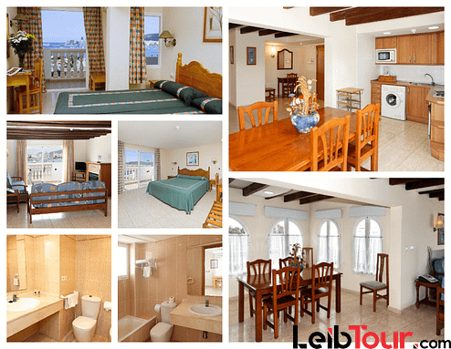 [2 BEDROOMS APARTMENT SEA VIEW (6 GUESTS)] Spacious Bright apartment with pool