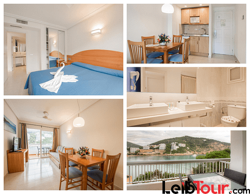 [1 BEDROOM APARTMENT SEA VIEW (4 GUESTS)] Large comfortable holiday apartment with pool