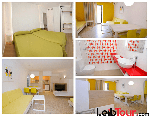 [1 BEDROOM APARTMENT (4 GUESTS)] Cheap Holiday Apartments Cafè del Mar with pool