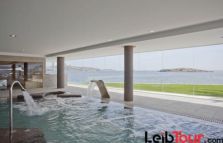 Luxury Hotel Playa den Bossa sea front PLAYA DEN BOSSA HTL TRDMA Indoor Pool - LeibTour: TOP aparthotels in Ibiza