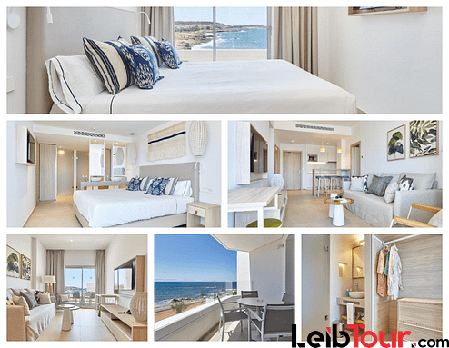 [2 BEDROOMS SUITE APARTMENT WITH PANORAMIC SEA VIEW (4 ADULTS + 2 CHILDREN)] Luxury Elegant family holiday apartment with roof top pool