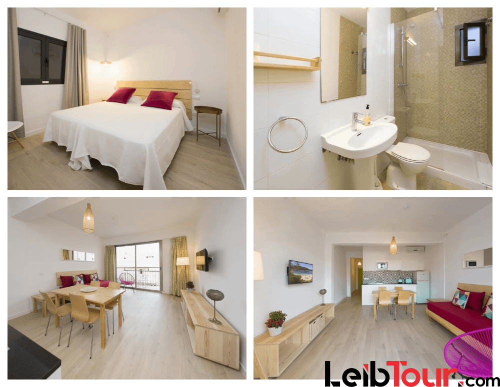 [1 BEDROOM APARTMENT WITH BALCONY (3 GUESTS)] Central bright and cozy holiday apartment