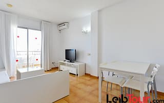 Quiet nice apartment close to the beach APSANBEA Living room - LeibTour: TOP aparthotels in Ibiza