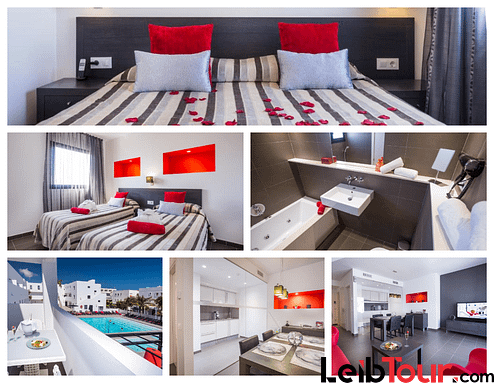 [2 BEDROOMS LUXURY APARTMENT WITH POOL VIEW (6 GUESTS)] Elegant Holiday Apartments with Gym, Swimming Pool and SPA