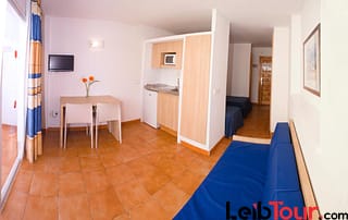 Sea View Cozy Apartments with Pool SAN ANTONIO CEPASAN Living Room - LeibTour: TOP aparthotels in Ibiza