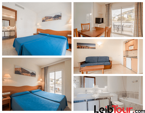 [STUDIO SUPERIOR SEA VIEW (4 GUESTS)] Large comfortable holiday apartment with pool
