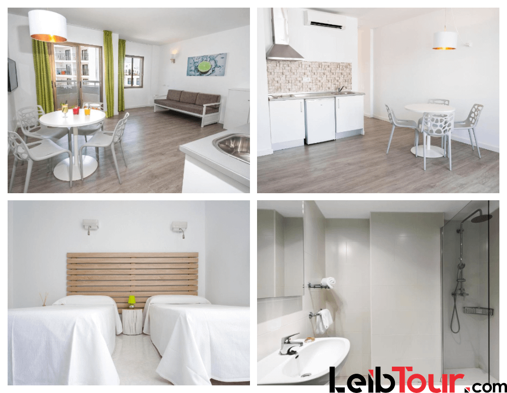 [1 BEDROOM APARTMENT (4 GUESTS)] Bright holiday apartments with nice pool area close to the beach